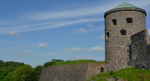 Die Festung Bohus in Kungälv