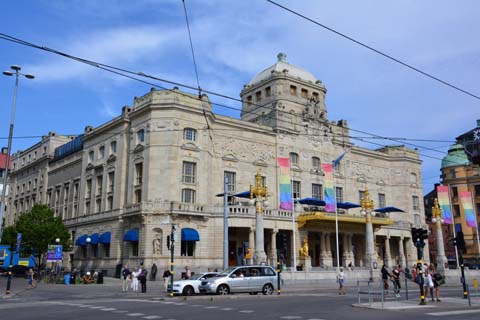 Das Dramaten in Stockholms Das Nationaltheater in Stockholm