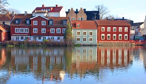 Die Altstadt in Eskilstuna