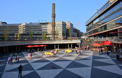 Der Sergels Torg in Stockholms Der Sergels Torg in Stockholm