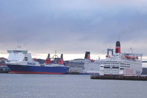 Die Stena Line in Göteborg