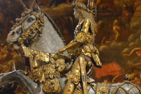Sankt Georg in der Storkyrkan in Stockholms Storkyrkan Stockholm