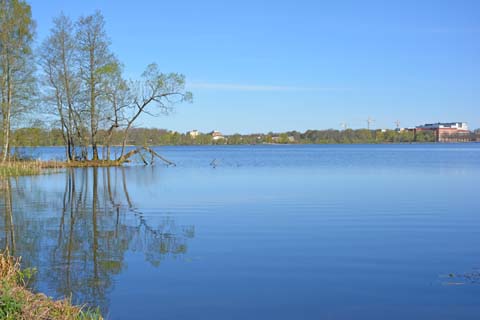 Blick über den Växjö-See