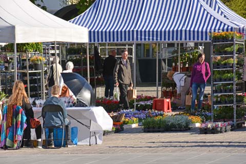Der Wochenmarkt in Växjö
